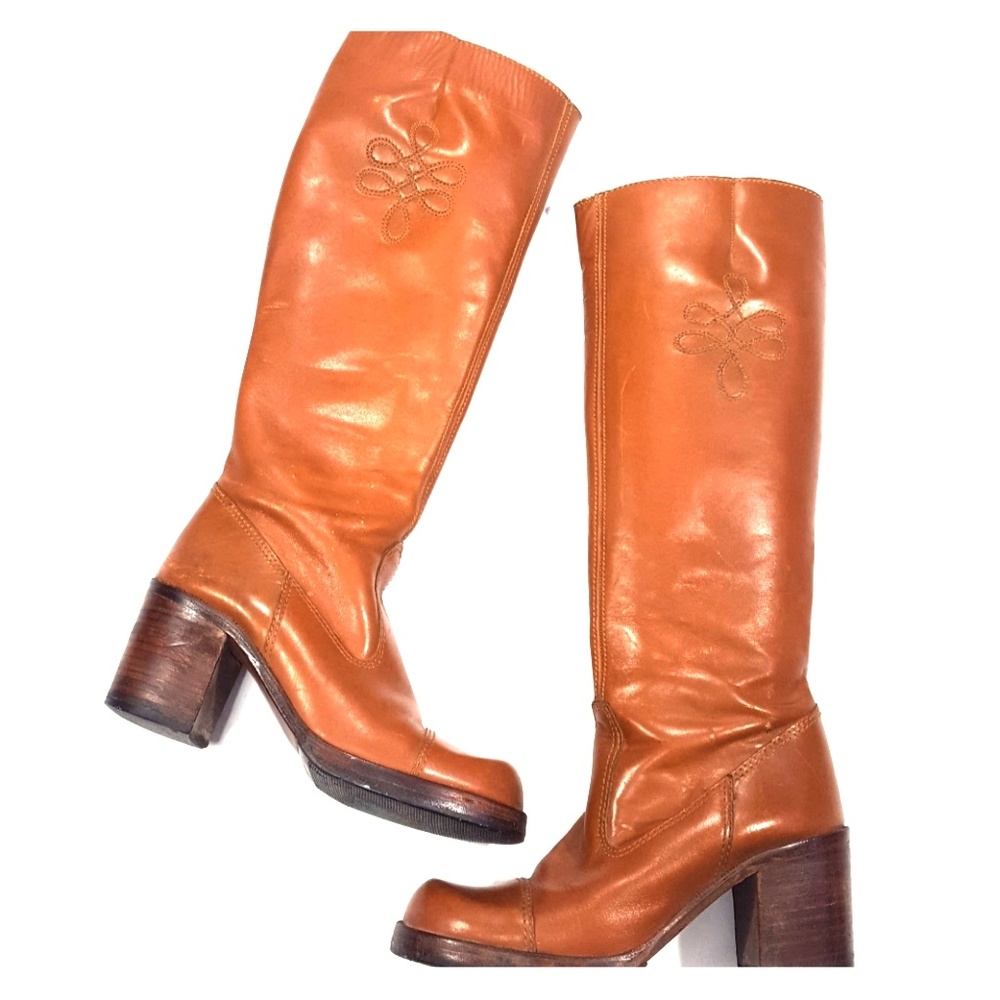 vintage Camel campus Boots 8